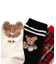 tiny bear 3柄アソートソックス