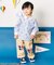 tiny bear モチーフ付きパンツ  10分丈