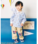 tiny bear モチーフ付きパンツ  10分丈