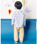 tiny bear モチーフ付きパンツ  10分丈