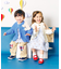 tiny bear モチーフ付きパンツ  10分丈