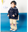 tiny bear モチーフ付きパンツ  10分丈