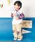 tiny bear モチーフ付きパンツ  10分丈