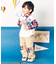 tiny bear モチーフ付きパンツ  10分丈