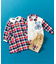 tiny bear モチーフ付きパンツ  10分丈