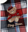 tiny bear ストライプ＆チェックワンピース