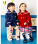 tiny bear ストライプ＆チェックワンピース