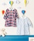 tiny bear ストライプ＆チェックワンピース
