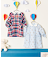 tiny bear ストライプ＆チェックワンピース