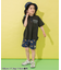 水陸両用総柄アクティブパンツ  4分丈