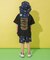 水陸両用総柄アクティブパンツ  4分丈