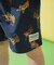 水陸両用総柄アクティブパンツ  4分丈