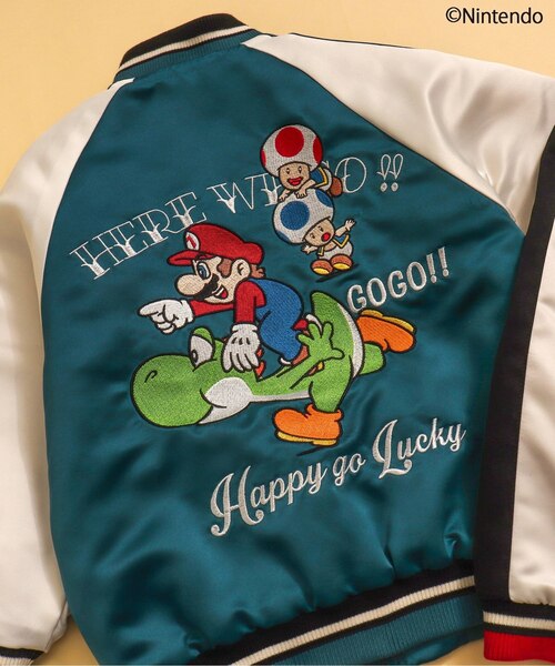 スーパーマリオ スカジャン｜エフオーオンラインストアの通販｜&mall