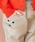ハート刺繍スリムきゅんパンツ  10分丈