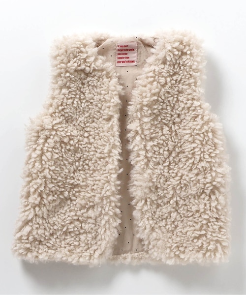 ⚫︎未使用 MERVEILLE H. エコファーベスト anuke 【限定SALE】 アンヌーク 即日発送 Eco Fur Vest 62420102