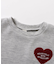 ワッフルペプラムハートモチーフTシャツ