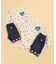 ワッフルペプラムハートモチーフTシャツ