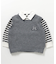 ニットベスト＆ボーダー衿Tシャツセット