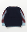 ニットベスト＆ボーダー衿Tシャツセット