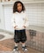 ルーズカーゴハーフパンツ(セットアップ可)  6分丈