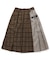 ミディプリーツチェックスカート