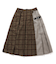 ミディプリーツチェックスカート