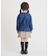 WEB限定 スウェットライクペプラムロゴトップス