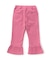 WEB限定 ハートポケット裾フリルパンツ  10分丈