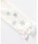 お花・雪柄裾レースレギンス