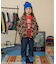 フリルデニムパンツ  10分丈