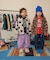 フリルデニムパンツ  10分丈
