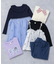 フラワージャガードスカラップTシャツ
