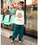 B NEWJACK ラグラングラフィックTシャツ
