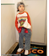 B NEWJACK ラグラングラフィックTシャツ