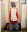 B NEWJACK ラグラングラフィックTシャツ
