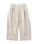 ウールライクワイドタックパンツ  10分丈