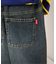 バレルレッグデニムパンツ