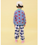 WEB限定  レトロ総柄トレーナー
