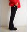 ベロアフレアパンツ  10分丈