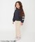 ベロアフレアパンツ  10分丈