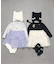 ねこちゃん耳当て付きキャップ
