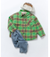 起毛チェックシャツジャケット
