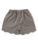 【リンク】サイドリボンスカラップショートパンツ  ショート丈