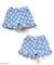 ハート・フラワージャガードビスチェ＆フリルショートパンツセット  ショート丈