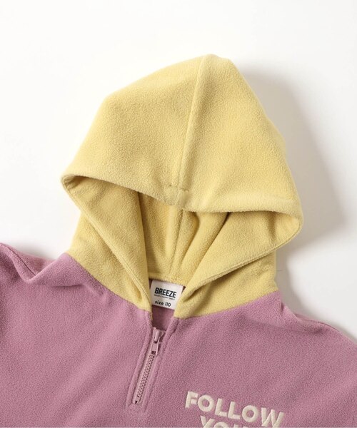 フード配色フリースパーカー｜エフオーオンラインストアの通販｜&mall