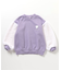 ハート刺繍袖ボアトレーナー