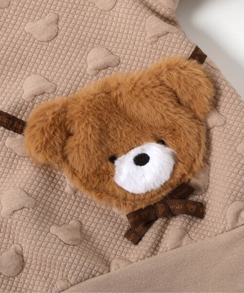 tiny bear ポシェット風トレーナー｜エフオーオンラインストアの通販