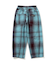 【リンク】チェックパンツ  10分丈