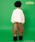 WEB限定  セサミストリート ワッペンパンツ  10分丈