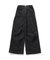 あったかフロントジップワイドパンツ